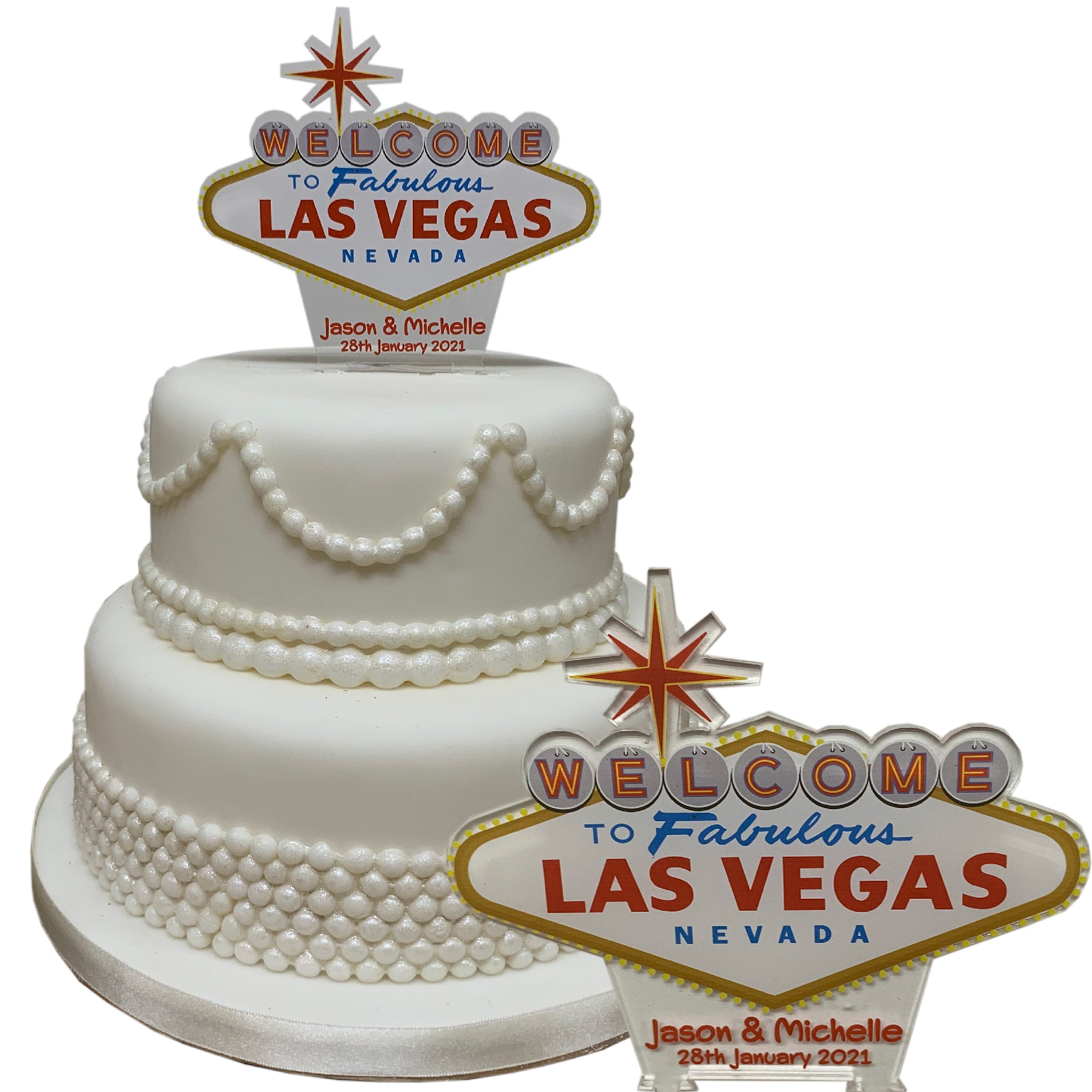 Vegas Wedding Custom Bride And Groom Cake Topper, Vegas Theme Casino Last  Name Cake Topper, Vegas Theme Party Custom Cake Topper Wedding, Acrylic  Cake