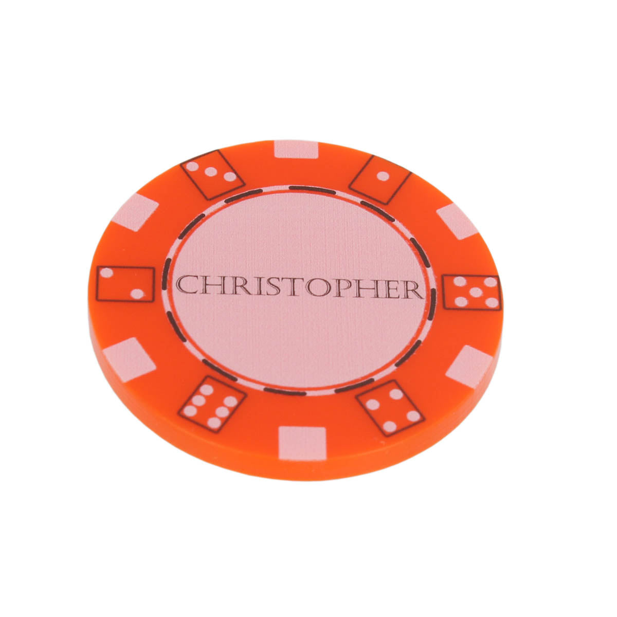 Poker Chip Place Names Wedding Casino Las Vegas Party Decor - 1 Poker Chip